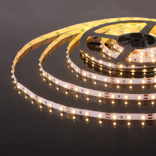 Светодиодная лента  Лента светодиодная 12V 4,8W 60Led 2835 IP20 теплый белый, 5м