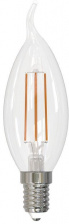 Лампочка светодиодная филаментная LED-CW35-SLF LED-CW35-5W/4000K/E14/CL/SLF