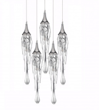 Подвесной светильник Goddess Tears P68009L-5/R chrome