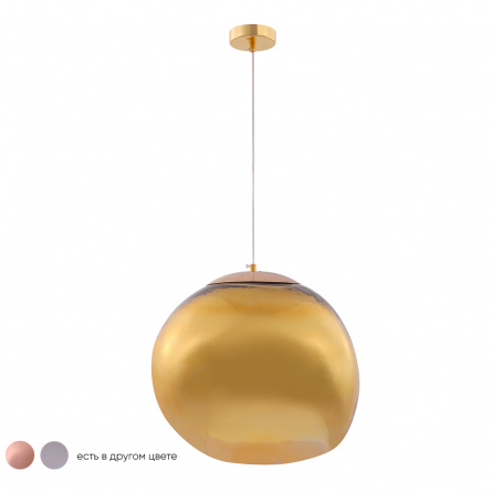 Светильник подвесной Crystal Lux MALAGA SP1 D360 GOLD фото 2