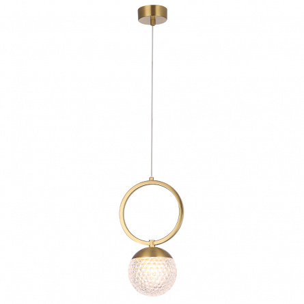 Светильник подвесной Crystal Lux CAROLINA SP1 V1 BRASS фото 2