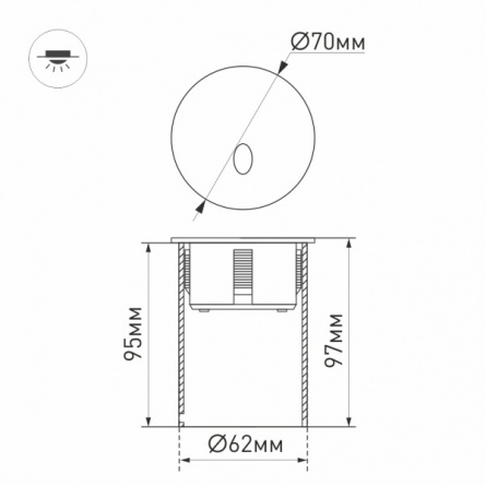 Архитектурная подсветка GAP 025737 фото 3