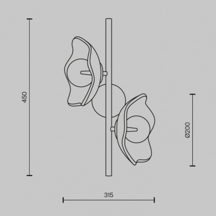 Подвесной светильник Sound Wave MOD255PL-01B2 фото 2
