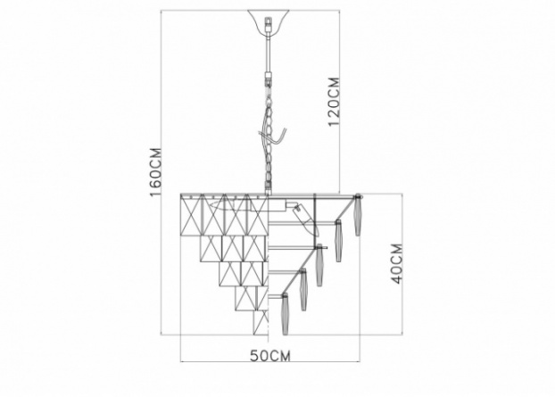Подвесная люстра Chara 3508/02 LM-6 фото 2