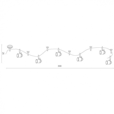 Трековая система в сборе Rail Kits A3056PL-6WH фото 2