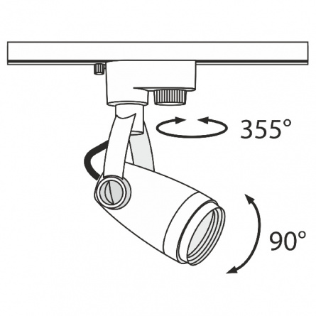 Трековый светильник Track lamps TR001-1-GU10-W фото 3
