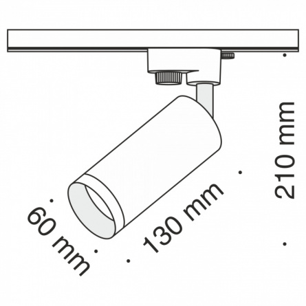Трековый светильник Track lamps TR004-1-GU10-W фото 2