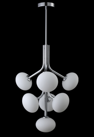 Люстра Crystal Lux ALICIA SP7 CHROME/WHITE фото 5