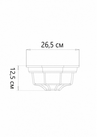 Потолочный светильник уличный Pegasus A3100PL-1BK фото 2