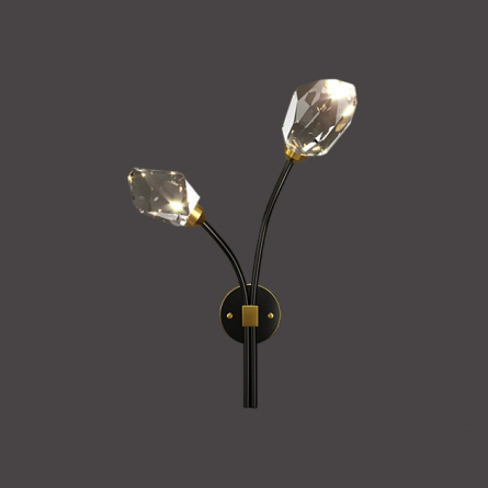 Настенный светильник CRISTEL C WALL L38 Left Black фото 1