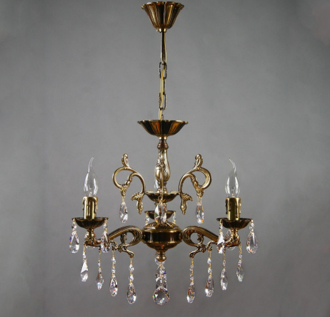 Подвесная люстра Leon 2128/3 PB Tear Drop фото 1