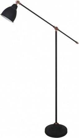 Торшер Braccio A2054PN-1BK фото 1