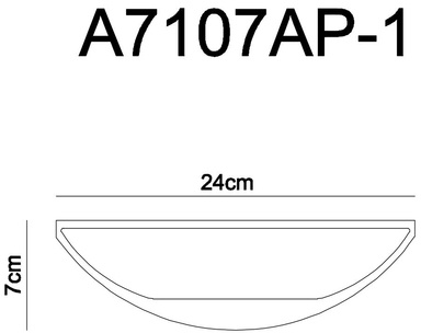 Бра Interior A7107AP-1SS фото 2