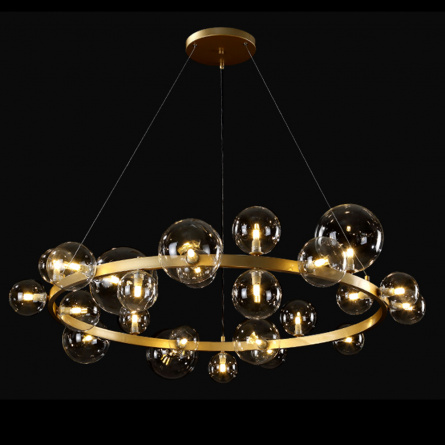 Люстра Crystal Lux AGATA SP15 V2 GOLD/TRANSPARENTE фото 7