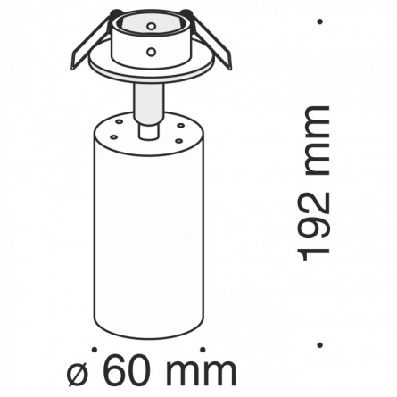 Точечный светильник Focus C018CL-01W фото 2