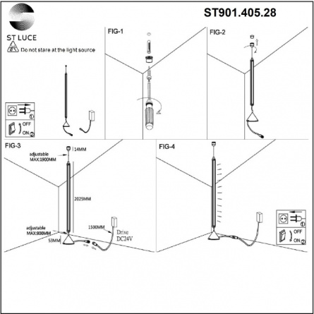 Торшер  ST901.405.28 фото 2