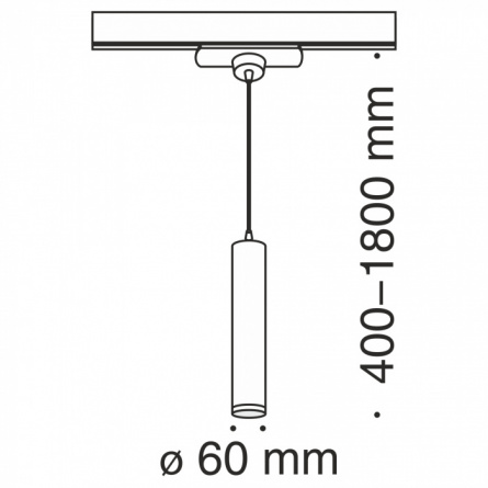 Трековый светильник Track lamps TR008-1-GU10-W фото 2