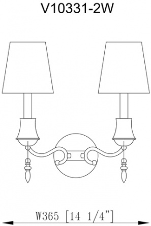 Бра Bingo V10331-2W фото 2