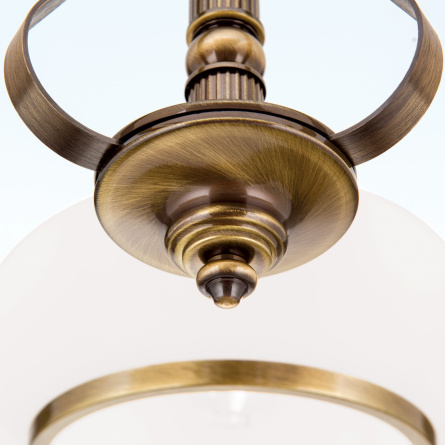 Люстра Orion LU 1460/3 patina/385 opal-patina фото 3