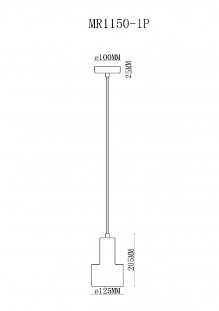 Подвесной светильник Lima MR1150-1P фото 2
