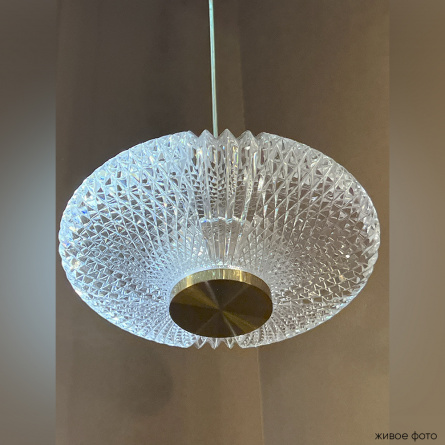 Светильник подвесной Crystal Lux CARAZON  SP1 BRASS фото 2