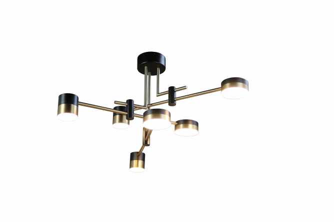 Люстра ZORTES LUNAR ZRS.1805.06 Мощность-60Вт Тип лампы: Встроенный  Встроенный LED фото 10