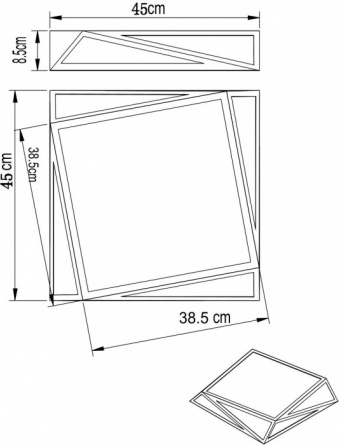 Потолочный светильник Multi-piazza A1929PL-1BK фото 2