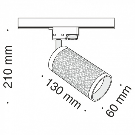 Трековый светильник Track lamps TR011-1-GU10-B фото 2
