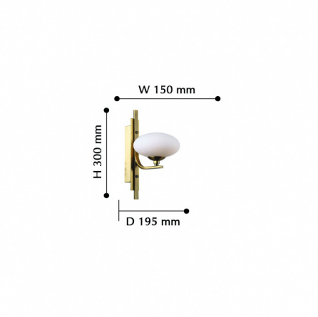 Бра Pernetti 2513-1W фото 2