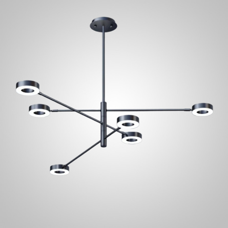 Подвесная люстра ATISSA S 6 D115 Black фото 1