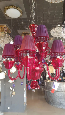 Люстра Beby Group 7700B02 red (7700/6+3 red) фото 3