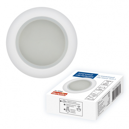 Точечный светильник Arno DLS-A201 GU5.3 IP44 WHITE фото 1