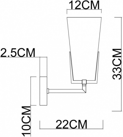 Бра Subra 4503/17 AP-1 фото 2