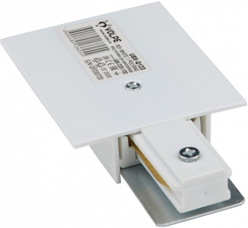 Соединитель  UBX-Q123 R01 WHITE 1 POLYBAG фото 1
